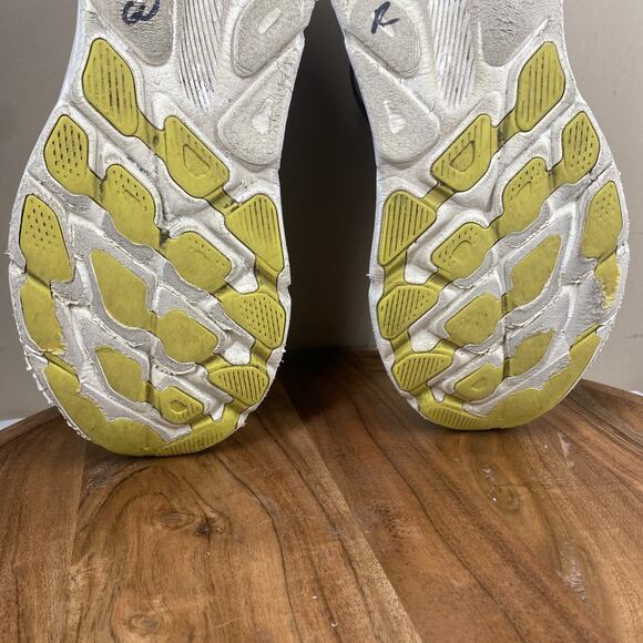 Hoka OneOne Clifton 9 Virtual Blue Cerise Mens Blue Size 9 Running Shoes 1127895 - Picture 9 of 11